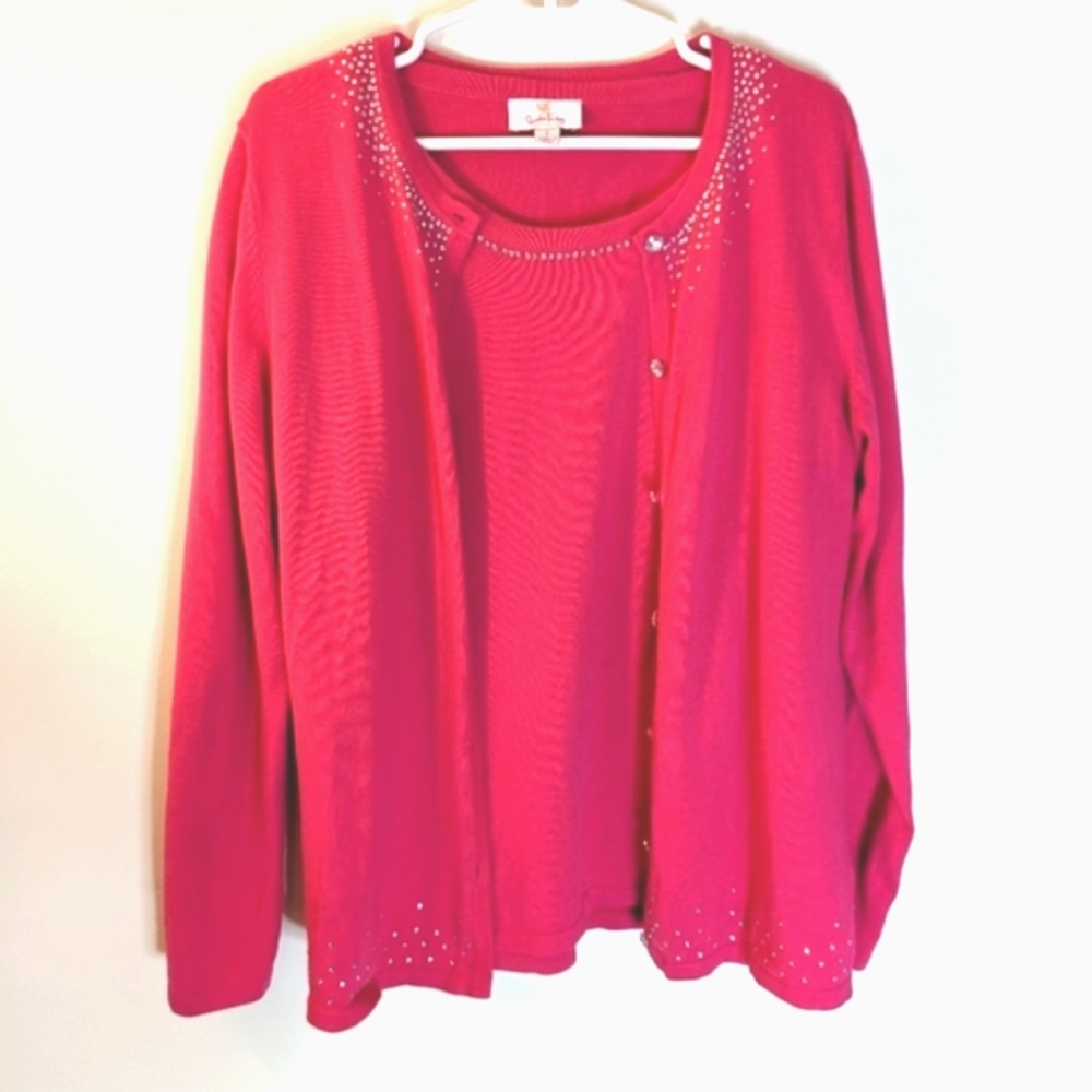 Quacker Factory Sweater Set Size S